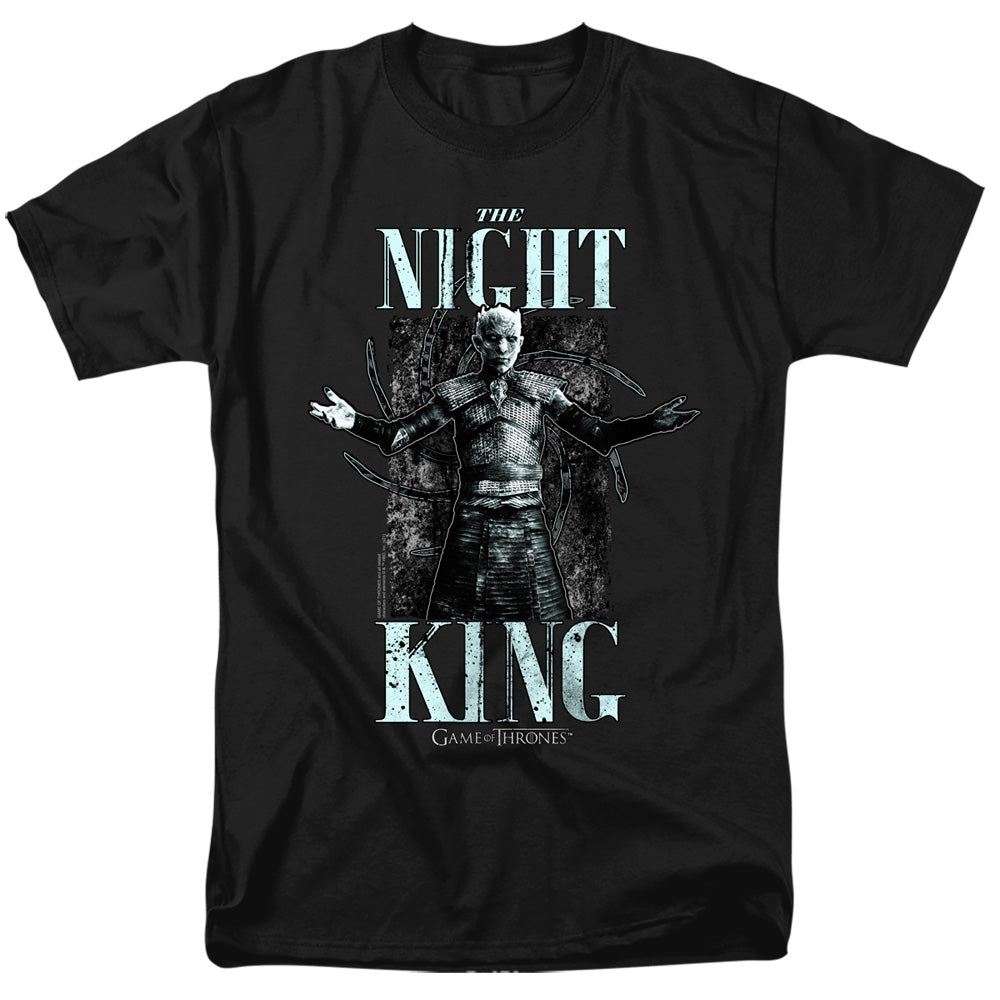 Game Of Thrones - The Night King - Adult Unisex Short Sleeve T-Shirt - Black