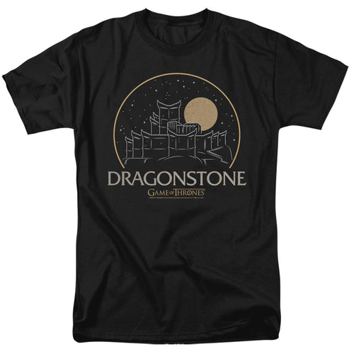 Game Of Thrones - Dragonstone - Adult Unisex Short Sleeve T-Shirt - Black