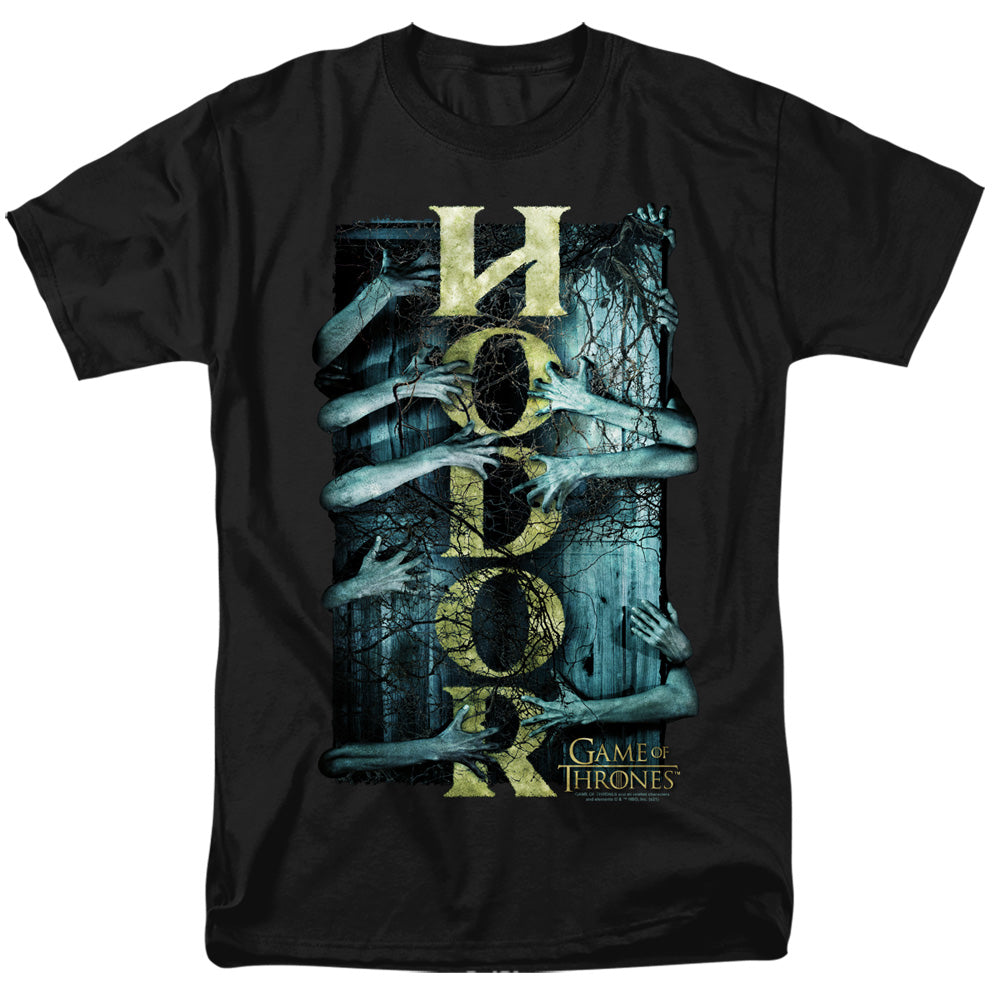 Game Of Thrones - Hodor - Adult Unisex Short Sleeve T-Shirt - Black