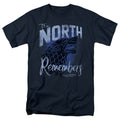 Game Of Thrones - The North Remembers - Adult Unisex Short Sleeve T-Shirt - Blue