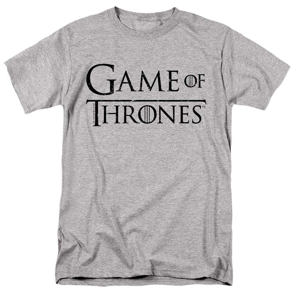 Game Of Thrones - Logo 1 - Adult Unisex Short Sleeve T-Shirt - Gray