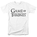 Game Of Thrones - Logo 2 - Adult Unisex Short Sleeve T-Shirt - White
