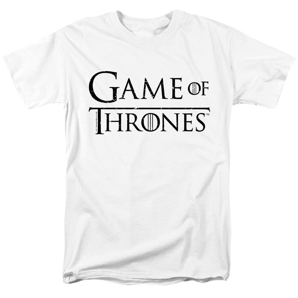 Game Of Thrones - Logo 2 - Adult Unisex Short Sleeve T-Shirt - White