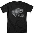 Game Of Thrones Startk Winter Is Coming On Black Adult Unisex T-Shirt Black