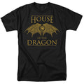 House Of The Dragon - Dragon Wings - Adult Unisex Short Sleeve T-Shirt - Black