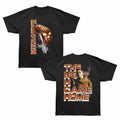 Halloween - Pumpkin Knife Smoke - Bronx Oversized Short Sleeve T-Shirt - Front & Back Print - Black