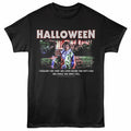 Halloween - That Boys Eyes - Front Print Adult Short Sleeve Solid T-Shirt - Black