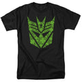 Transformers St. Patrick's Day Decepticon Shamrock Adult Unisex T-Shirt Black
