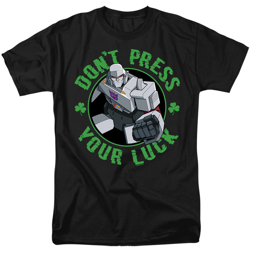 Transformers St. Patrick's Day Megatron Adult Unisex T-Shirt Black