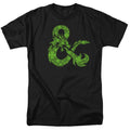 Dungeons And Dragons St. Patrick's Day Shamrock Logo Adult Unisex T-Shirt Black