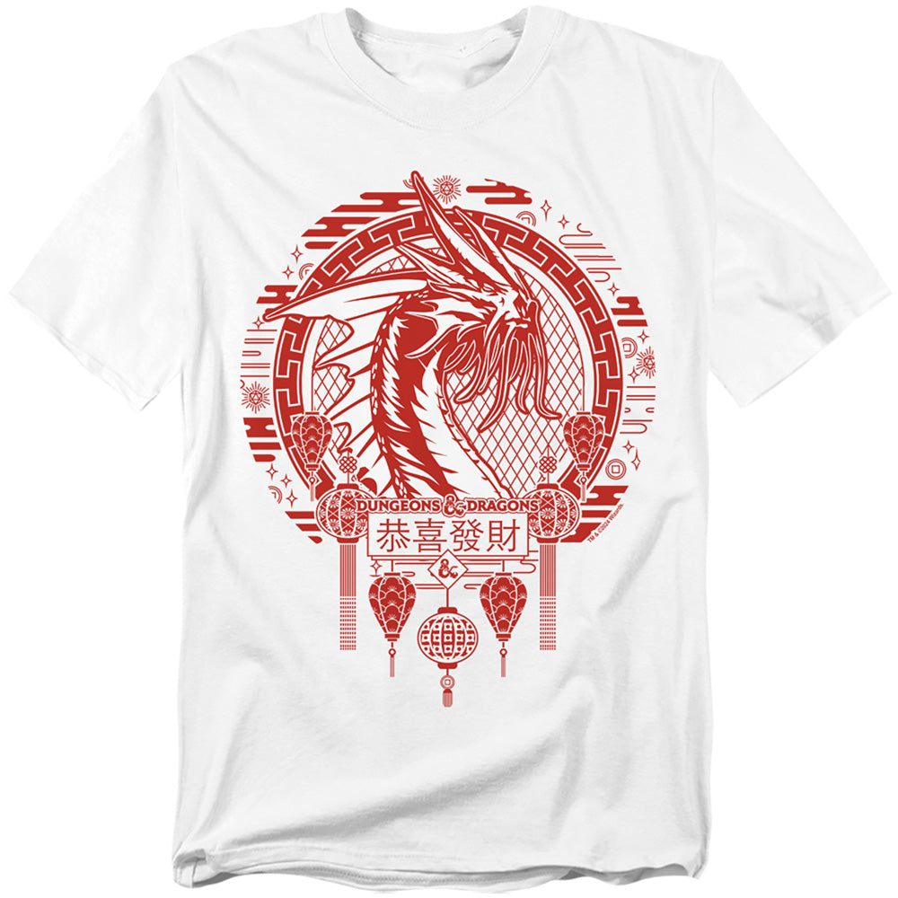 Dungeons And Dragons Year Of The Dragon Beast Adult Unisex T-Shirt White