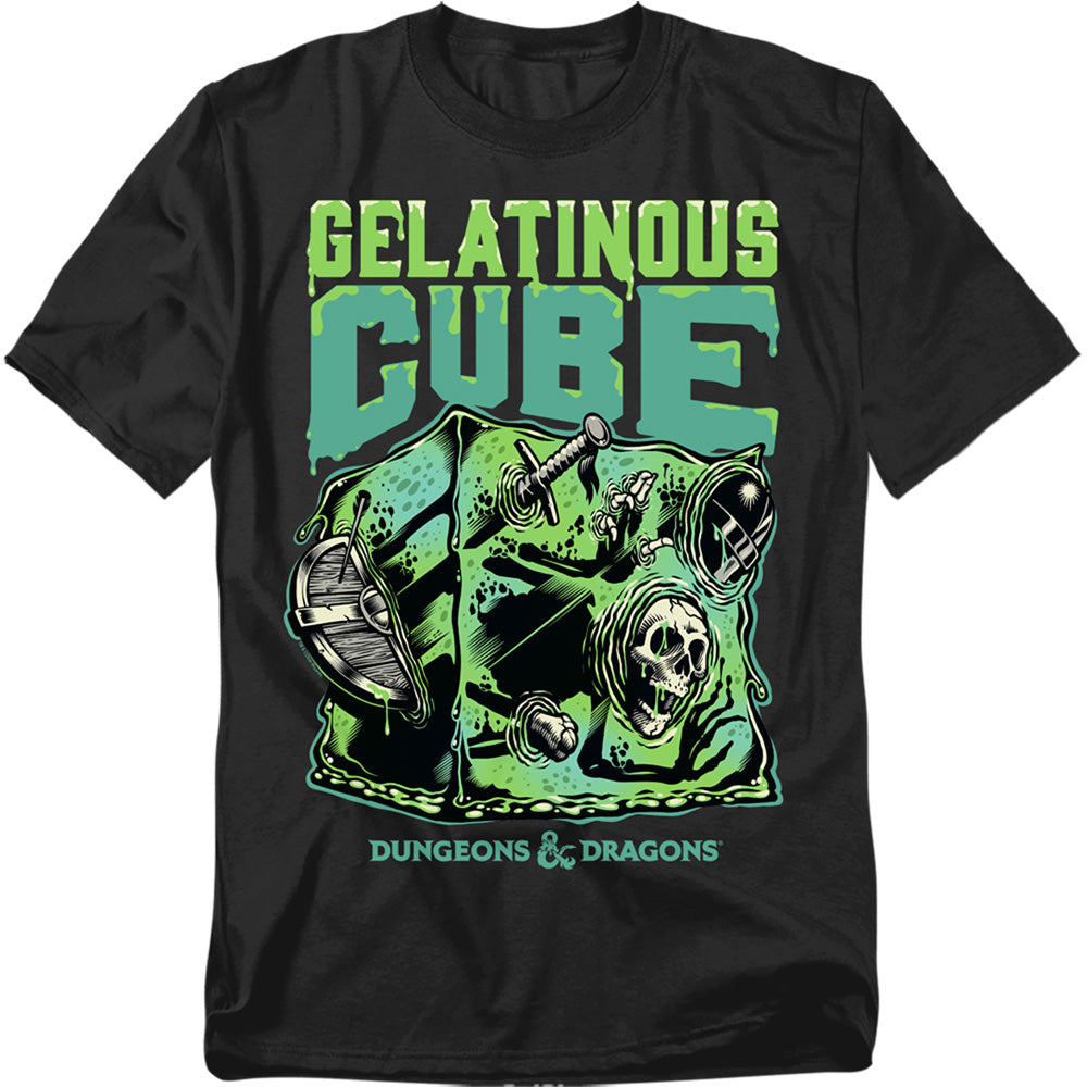 Hasbro Dungeons And Dragons Acid Gelatinous Cube Adult Unisex T-Shirt Black