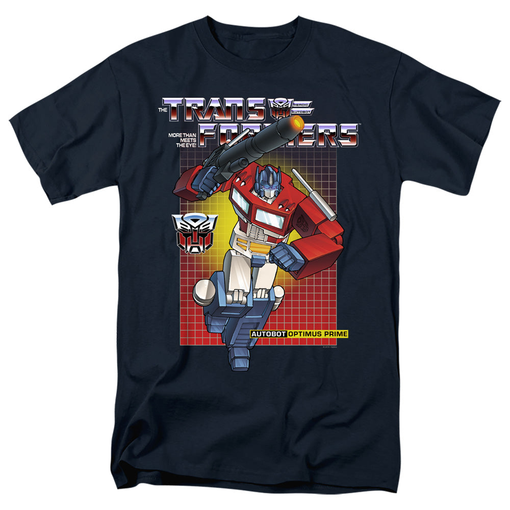 Hasbro - Transformers - Optimus Prime - Adult Unisex Short Sleeve T-Shirt - Blue