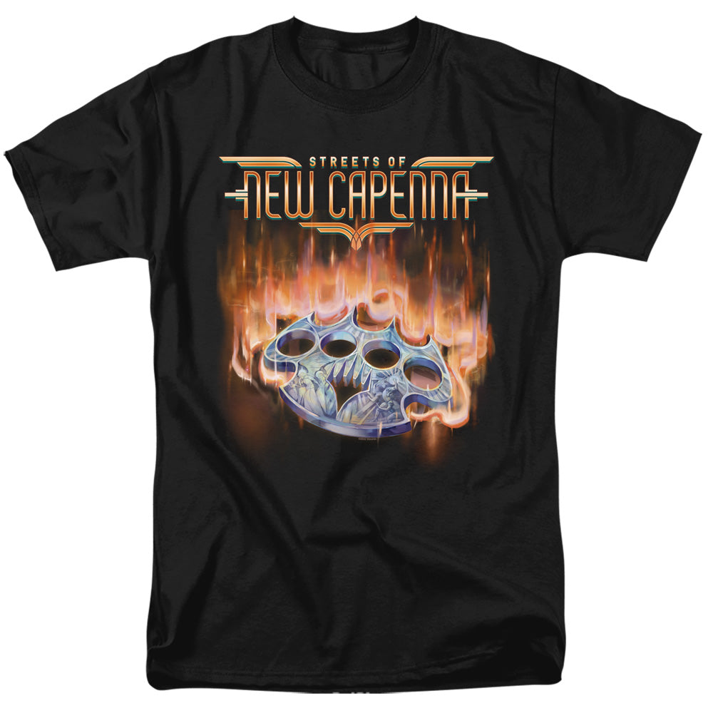 Hasbro Magic The Gathering Burning Knuckles With Logo Adult Unisex T-Shirt Black