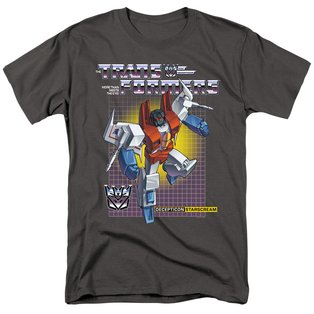 Hasbro - Transformers - Starscream - Adult Unisex Short Sleeve T-Shirt - Gray