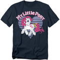 Hasbro - My Little Pony - Line Heart - Adult Unisex Short Sleeve T-Shirt - Blue