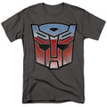 Hasbro - Transformers - Vintage Autobot Logo - Adult Unisex T-Shirt - Gray