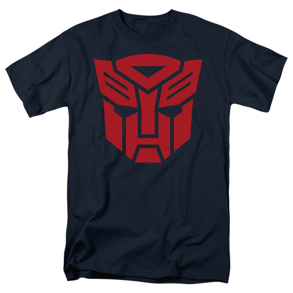 Hasbro - Transformers - Autobot Logo - Adult Unisex Short Sleeve T-Shirt - Blue