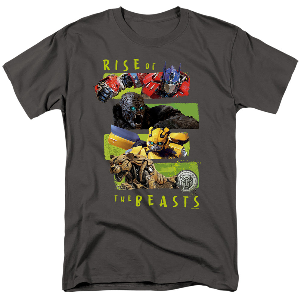 Hasbro - Transformers - Transformers Lineup - Adult Unisex T-Shirt - Gray