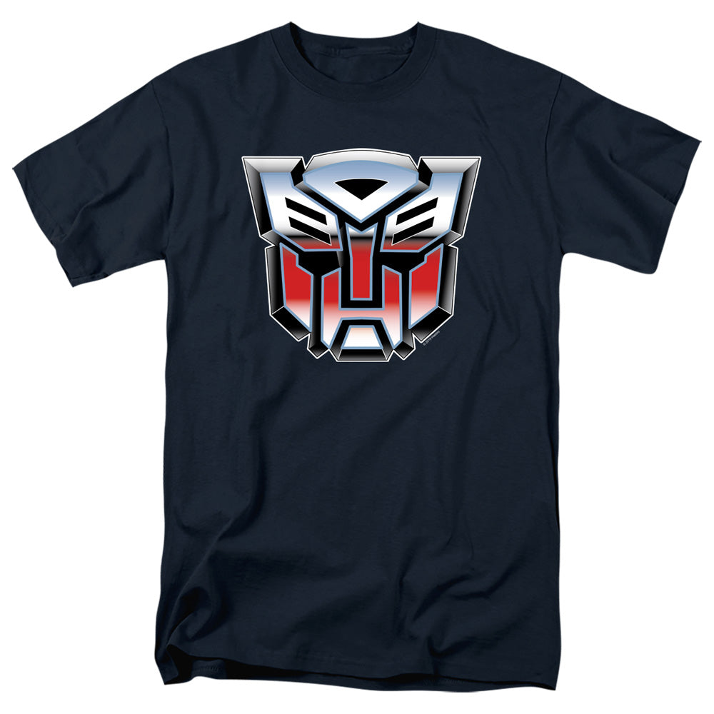 Hasbro - Transformers - Autobot Airbrush Logo - Adult Unisex T-Shirt - Blue