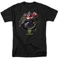 Hasbro Transformers Optimus Prime Circle Frame Adult Unisex T-Shirt Black