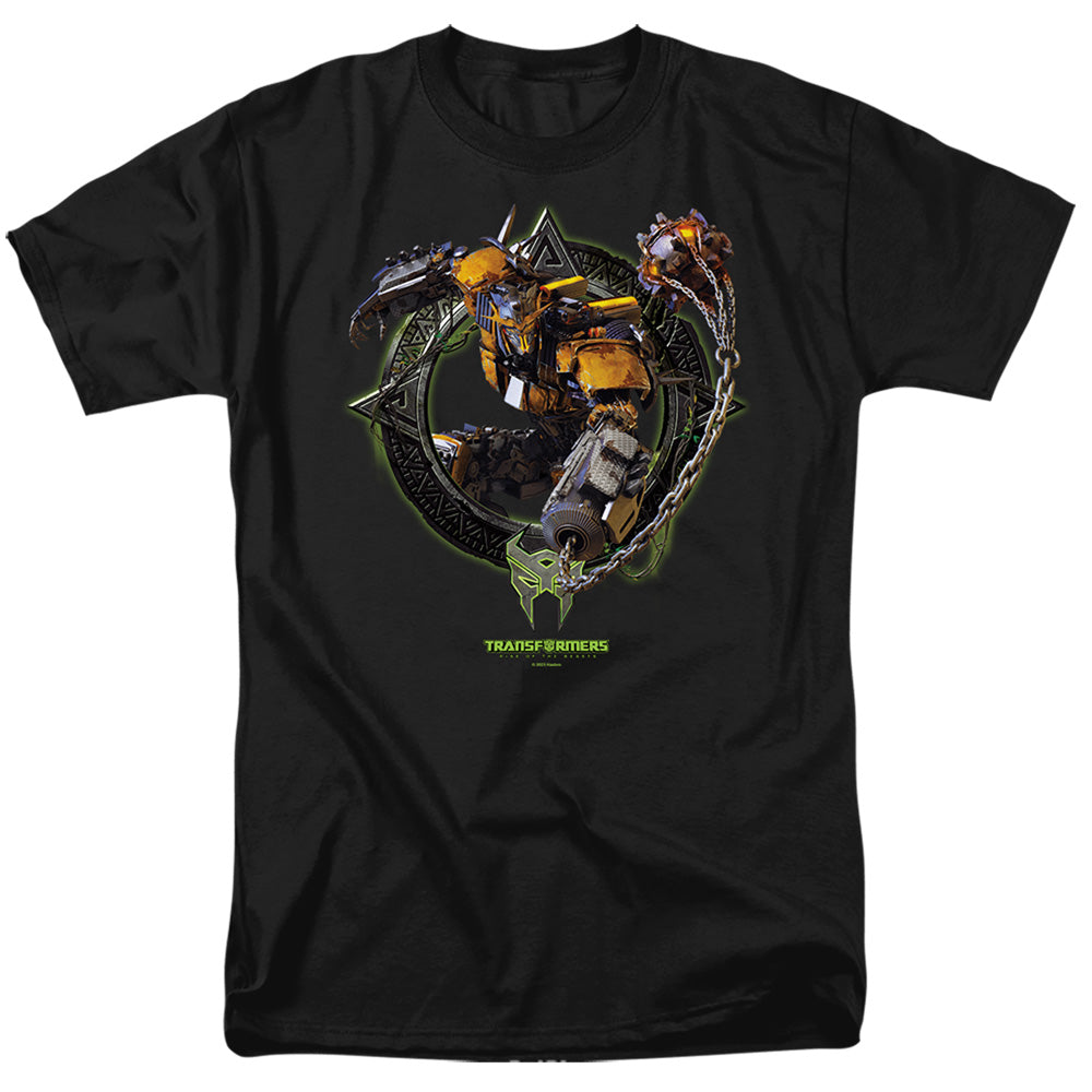 Hasbro - Transformers - Battletrap Circle Frame - Adult Unisex T-Shirt - Black