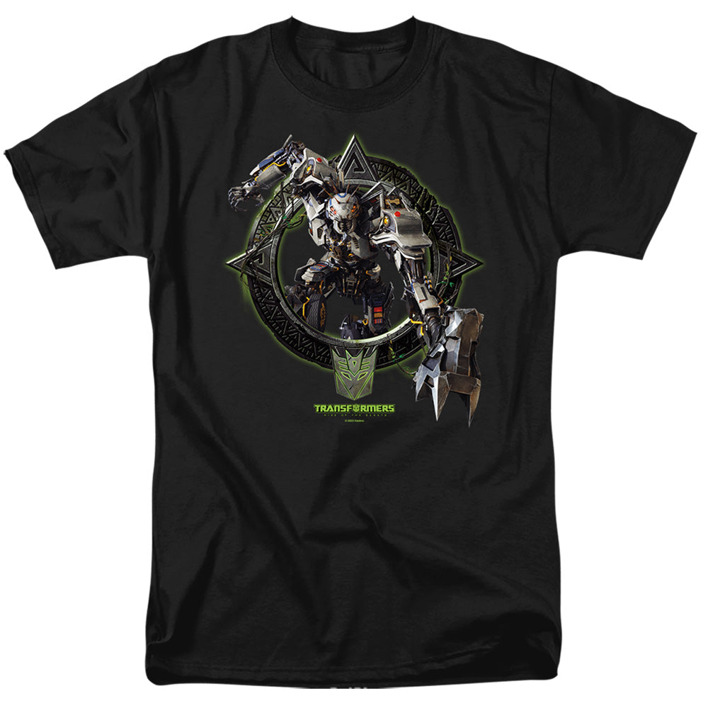 Hasbro - Transformers - Transit Circle Frame - Adult Unisex T-Shirt - Black