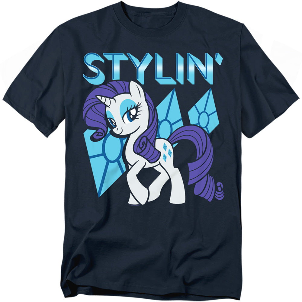Hasbro - My Little Pony - TV Stylin - Adult Unisex Short Sleeve T-Shirt - Black