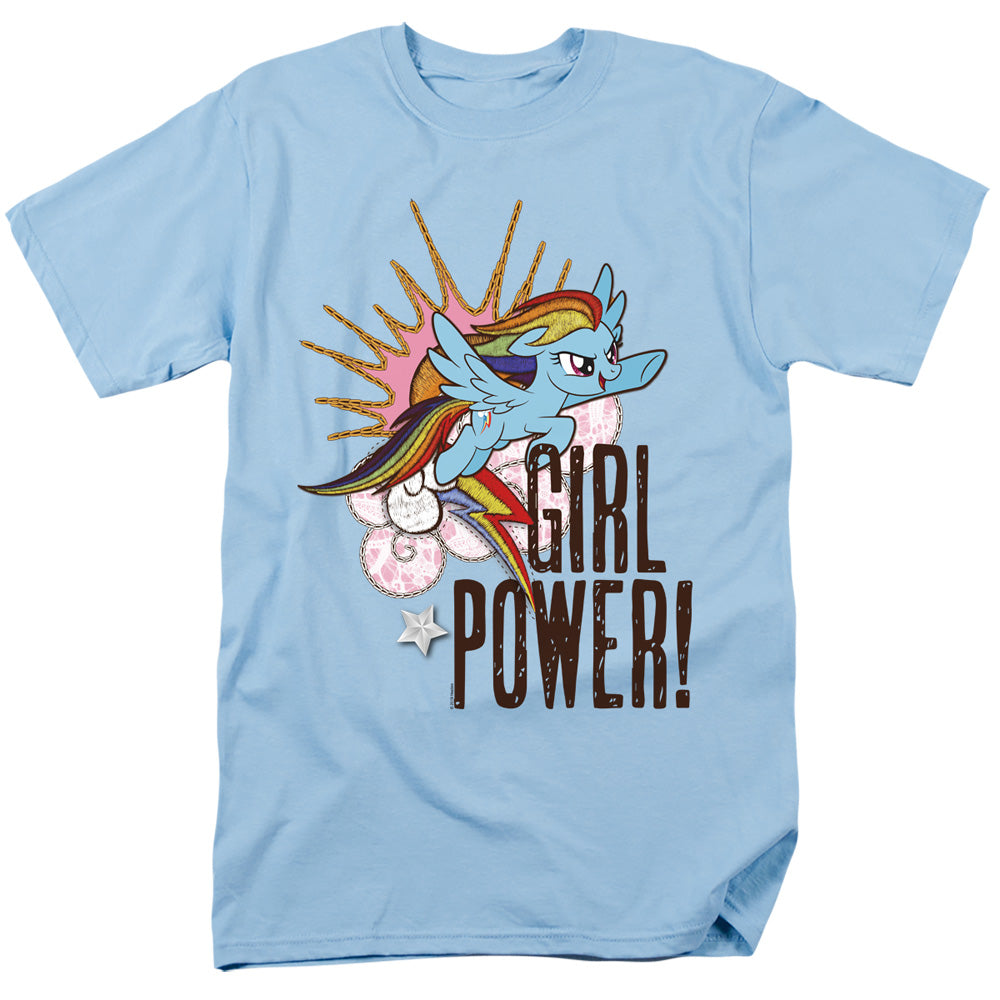Hasbro - My Little Pony - TV Girl Power - Adult Unisex T-Shirt - Blue