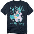 Hasbro My Little Pony Retro Sparkle All The Way Adult Unisex T-Shirt Blue