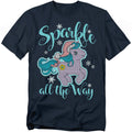 Hasbro My Little Pony Retro Sparkle All The Way 2 Adult Unisex T-Shirt Blue