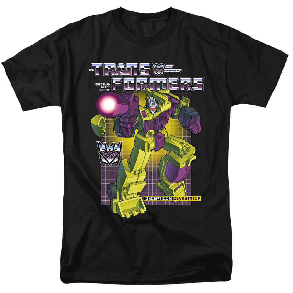 Hasbro - Transformers - Devastator - Adult Unisex Short Sleeve T-Shirt - Black