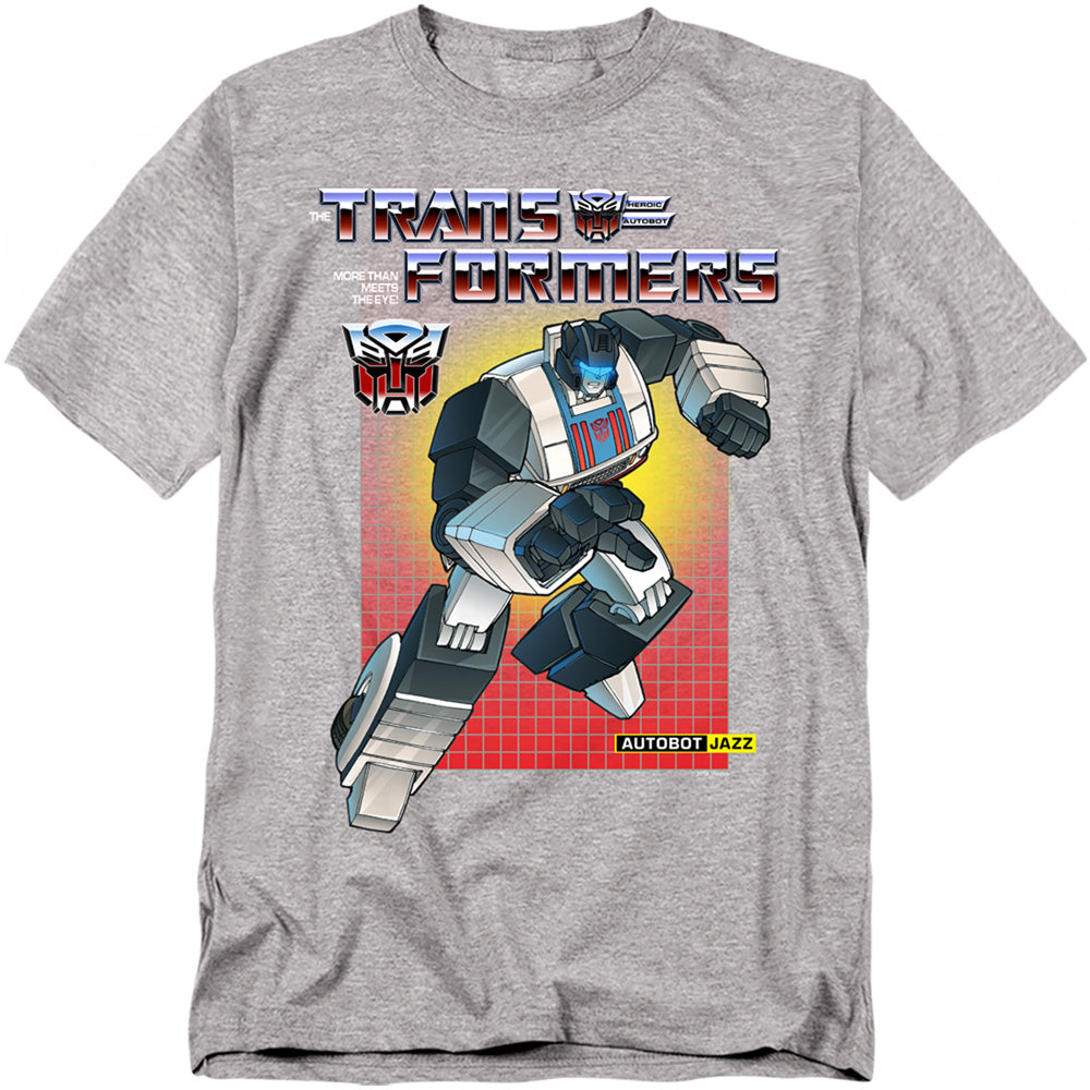 Hasbro - Transformers - Jazz - Adult Unisex Short Sleeve T-Shirt - Blue