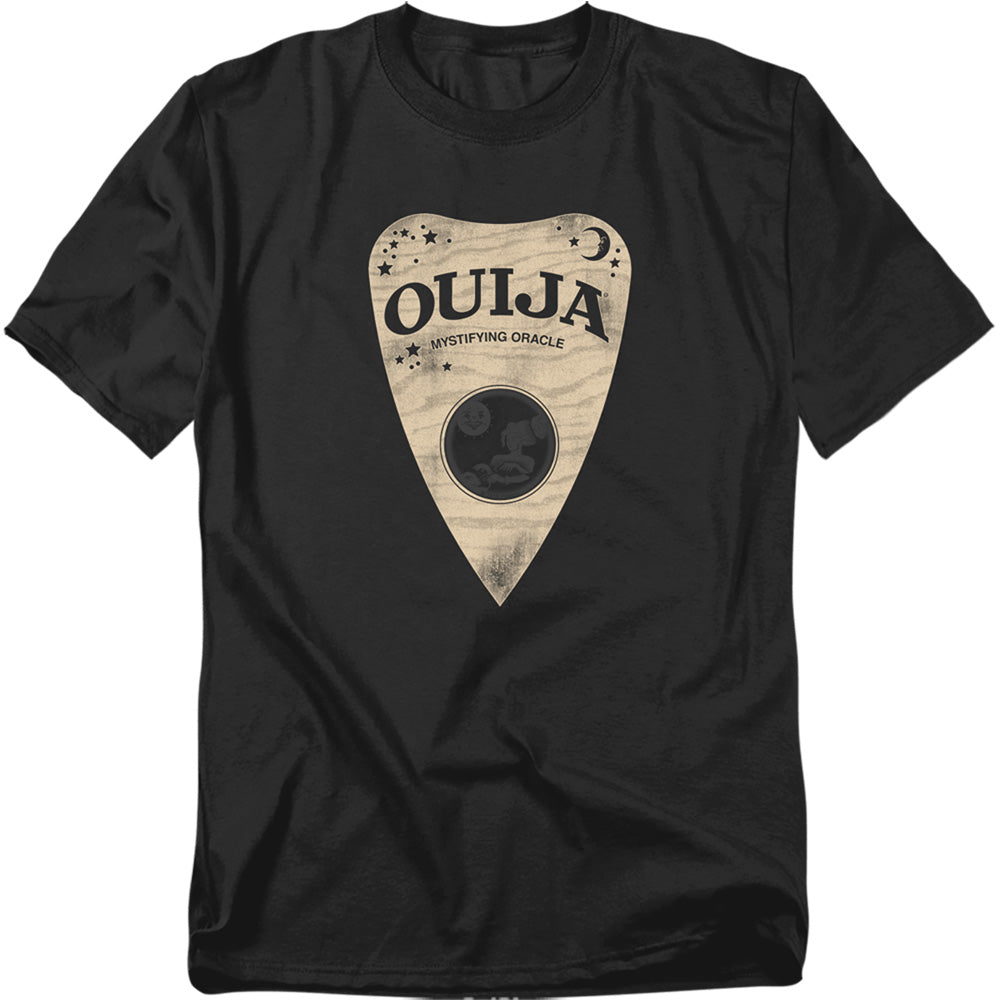 Hasbro - Ouija - Planchette - Adult Unisex Short Sleeve T-Shirt - Black