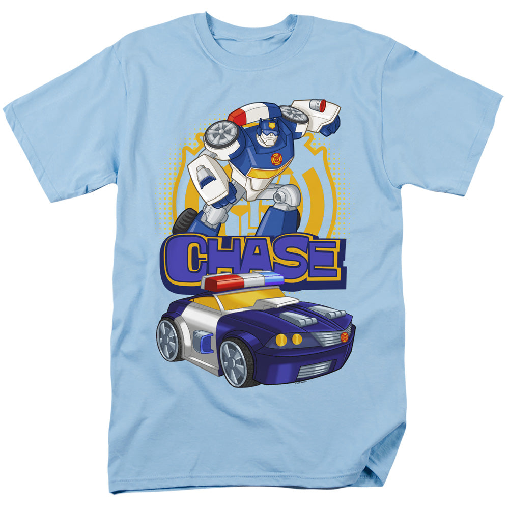 Hasbro - Transformers - Chase - Adult Unisex Short Sleeve T-Shirt - Blue