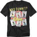 Hasbro - Clue - Who Dunnit - Adult Unisex Short Sleeve T-Shirt - Black