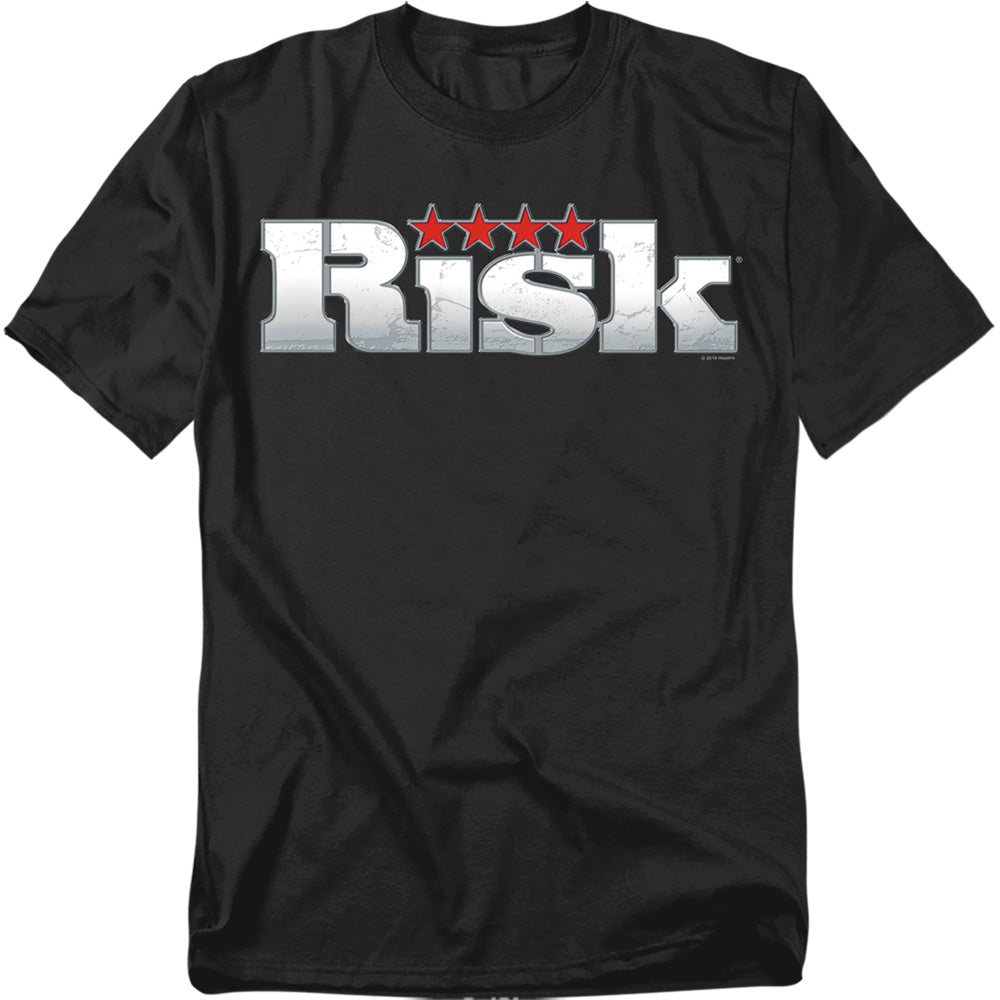 Hasbro - Risk - Logo - Adult Unisex Short Sleeve T-Shirt - Black