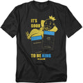 Hasbro - Monopoly - Its Good To Be King No Logo - Adult Unisex T-Shirt - Black