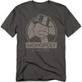 Hasbro - Monopoly - Wink - Adult Unisex Short Sleeve T-Shirt - Gray