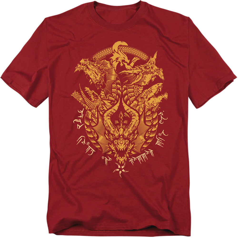 Hasbro - Dungeons And Dragons - Tryanny Of Dragons - Adult Unisex T-Shirt - Red