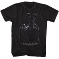 Hunger Games - Katniss Back - American Classics - Solid Black Adult Short Sleeve T-Shirt