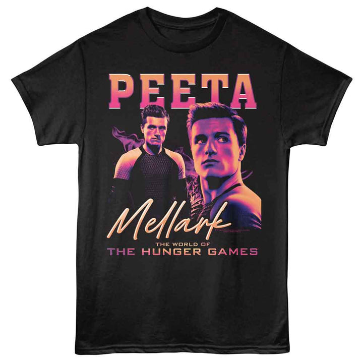 Hunger Games - Sunset Peta - Adult Short Sleeve T-Shirt - Black
