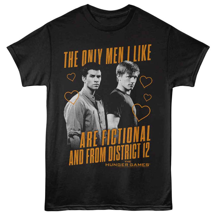 Hunger Games - Fictional And From 12 - Adult Short Sleeve T-Shirt - Black