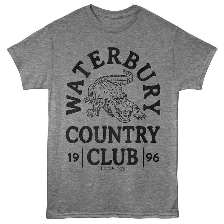 Happy Gilmore - Waterbury Country Club - Licensed Adult Unisex Short Sleeve T-Shirt - Graphite Heather