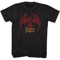 Hollywood Vampires - Bat Logo - American Classics - Solid Black Adult Short Sleeve T-Shirt