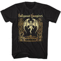 Hollywood Vampires - Bat And Skeletons - American Classics - Solid Black Adult Short Sleeve T-Shirt