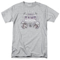 Tom And Jerry - Life Is A Game - Adult Unisex Short Sleeve T-Shirt - Gray