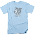 Tom And Jerry - Classic Pals - Adult Unisex Short Sleeve T-Shirt - Blue