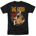 Captain Caveman - Og Hero - Adult Unisex Short Sleeve T-Shirt - Black