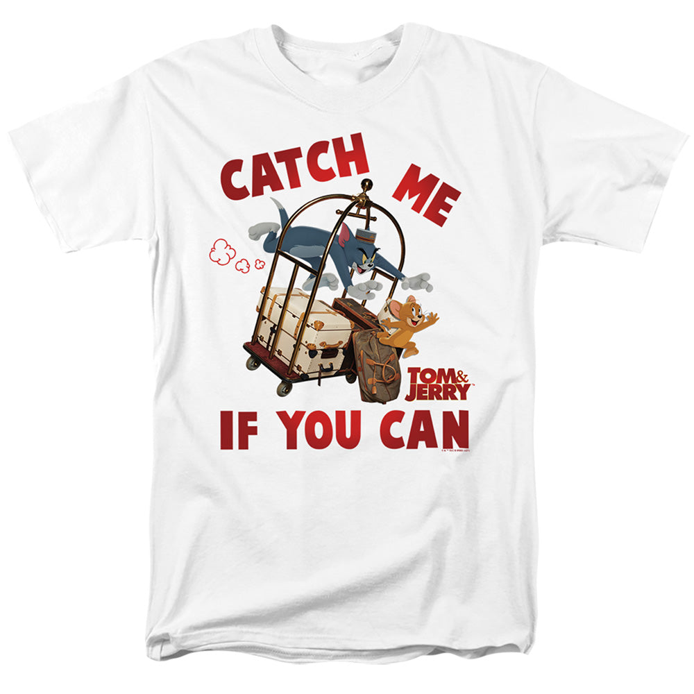 Tom And Jerry Movie - Catch Me If You Can - Adult Unisex T-Shirt - White